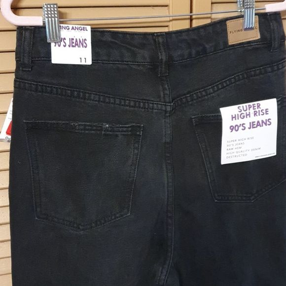 Flying Angels Super High Rise 90s Jeans sz 11 - Picture 4 of 7